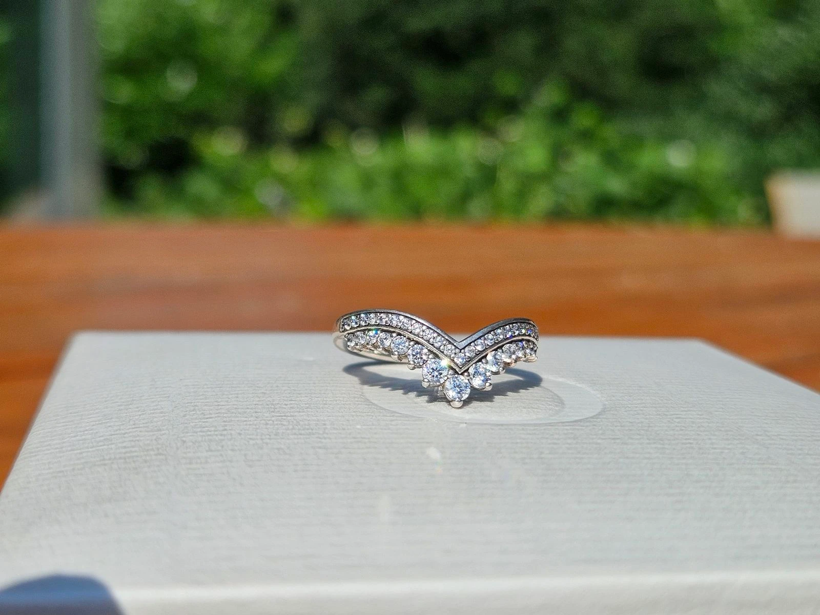 Anel de wishbone da Pandora tamanho 56 – photo 3